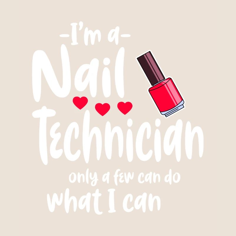 Nail technician work