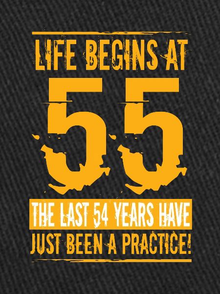 55 birthday man