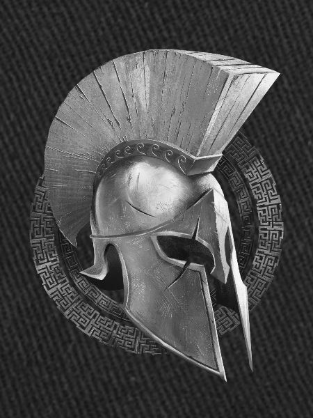 casque spartiate symbole sparte