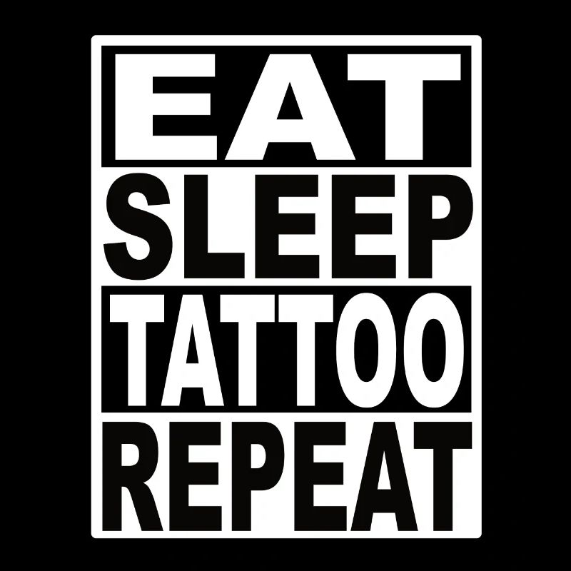 Manger le tatouage de sommeil Répéter