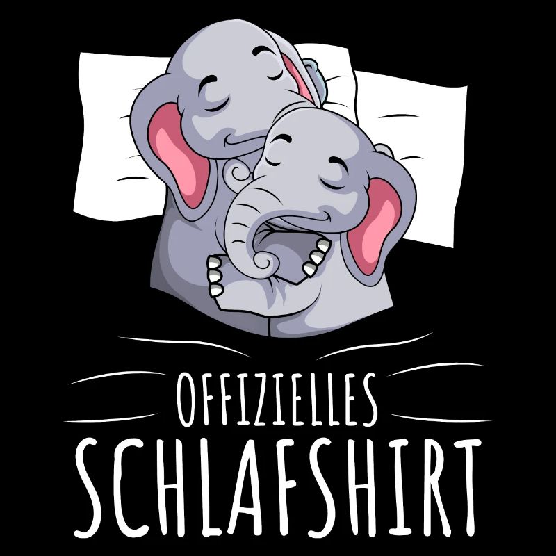 Offizielles Schlafshirt Elefant Mädchen