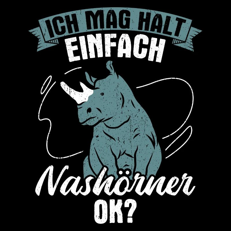 Nashorn Nashörner - Ich mag halt einfach Nashörner