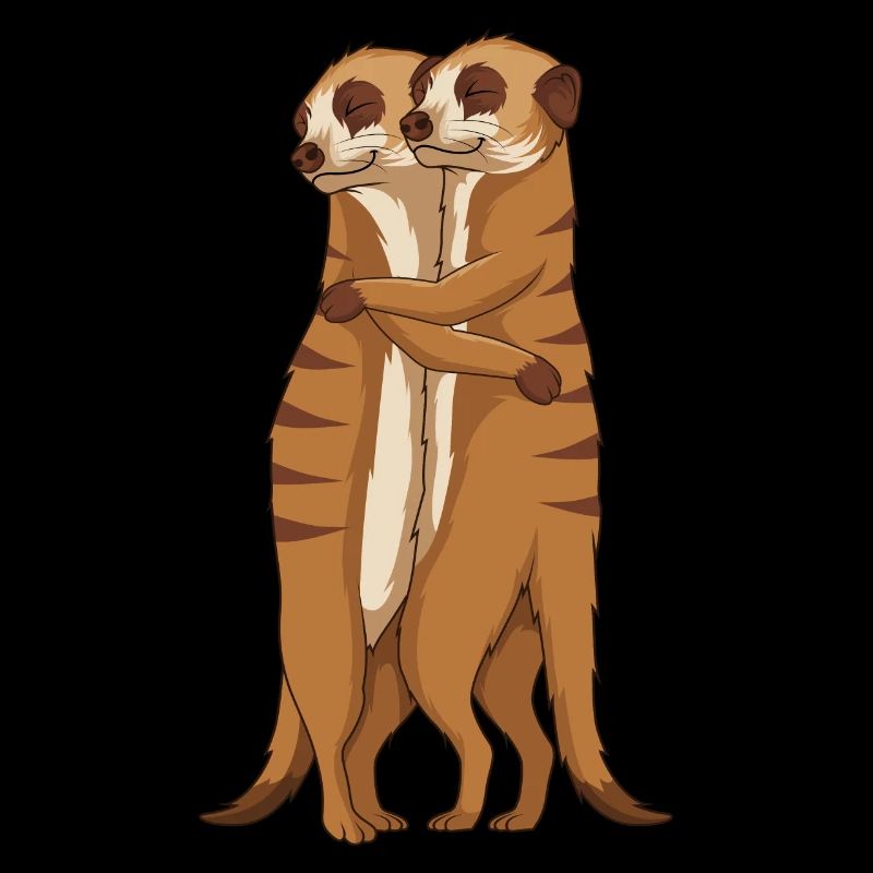 Erdmännchen Liebhaber Mädchen Kinder