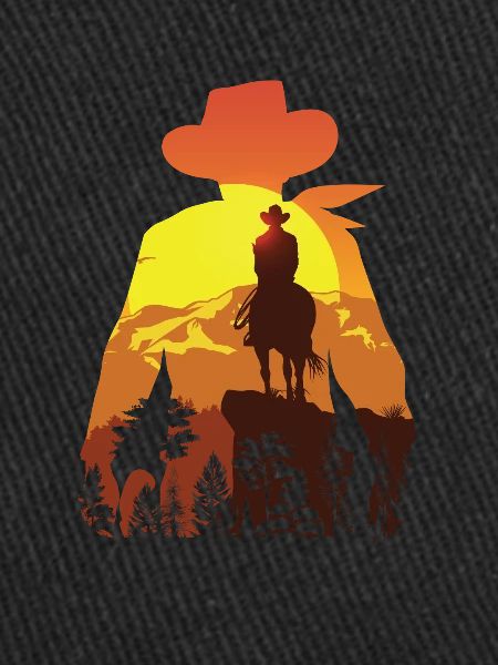 Cowboy avec cheval