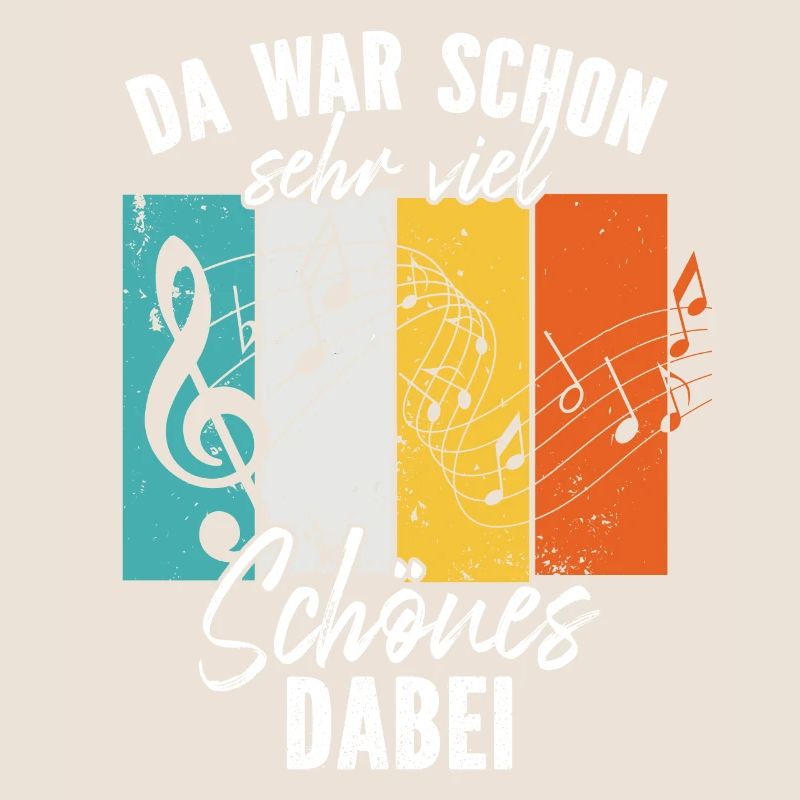 Chorleiter Dirigent Musiklehrer Musiker Retro Note