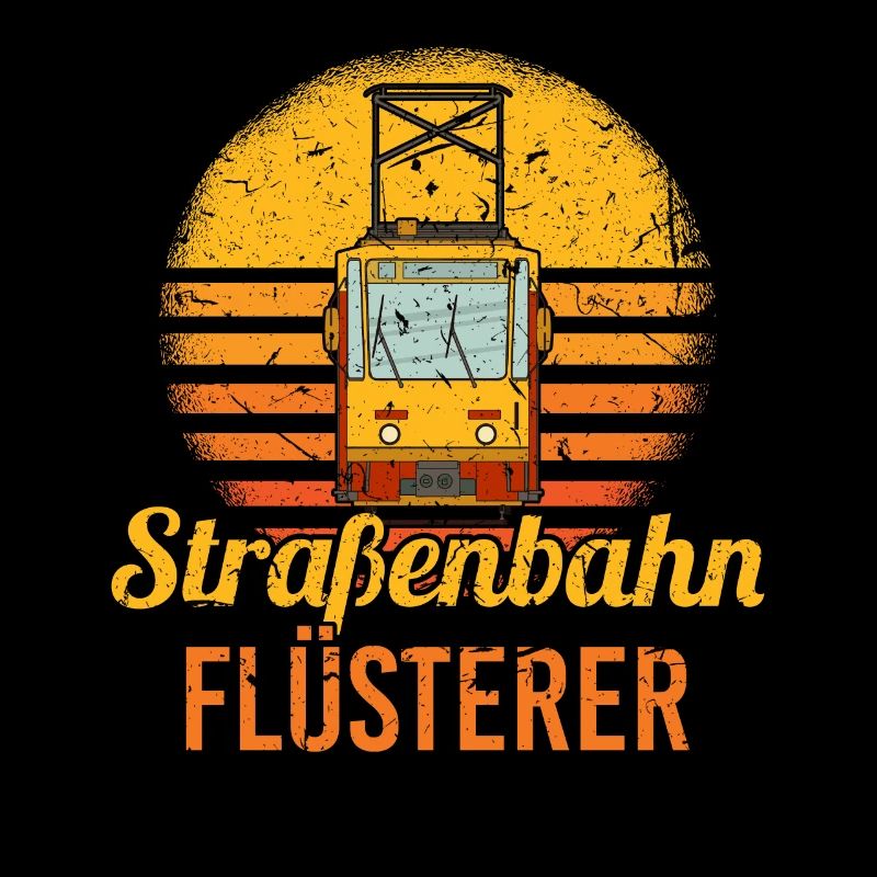 Retro Straßenbahn Flüsterer Straßenbahnfahrer