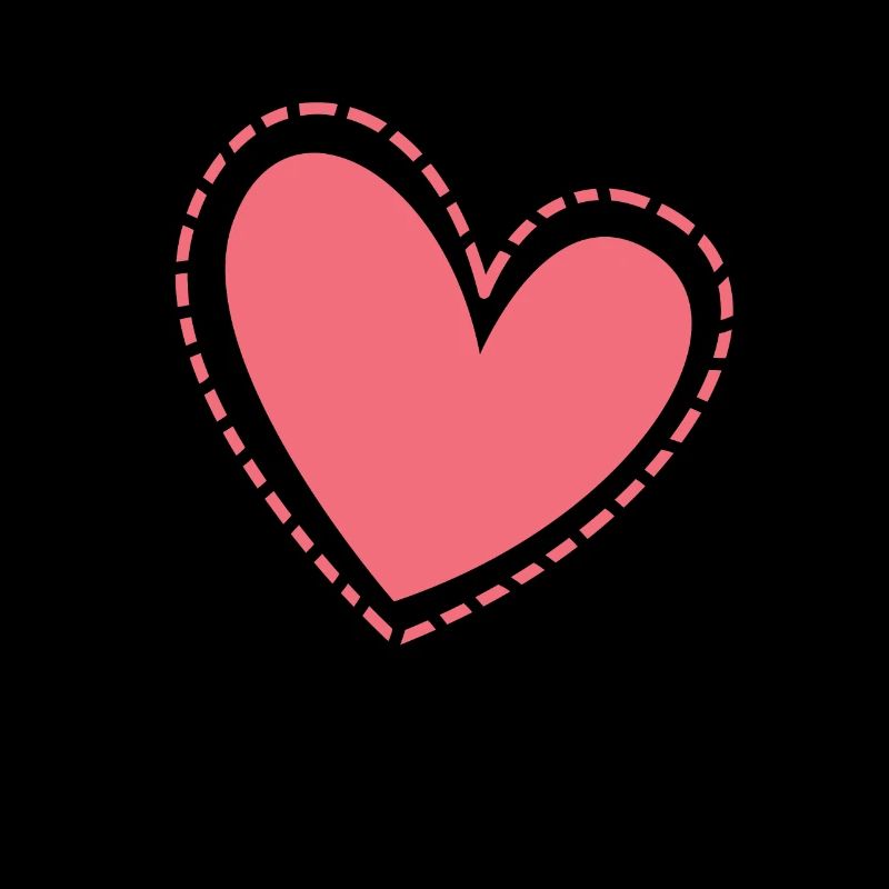 Pinkes Herz Geschenkidee