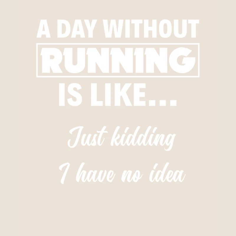 Fun Running Runner Run Gift