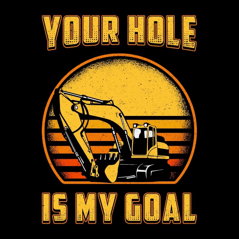Excavator Construction Worker Excavator Driver Excavator Gift