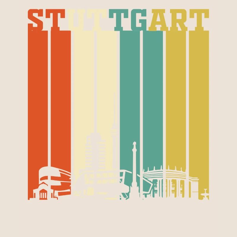 Stuttgart | Stuttgart Geschenk Skyline