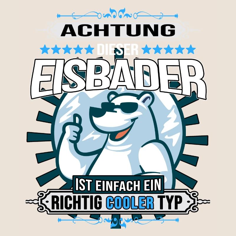 eisbaden winterbader dieser eisbader eisbär polar