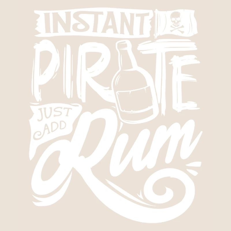 Pirate instantané, ajoutez simplement du rhum, buveur de rhum