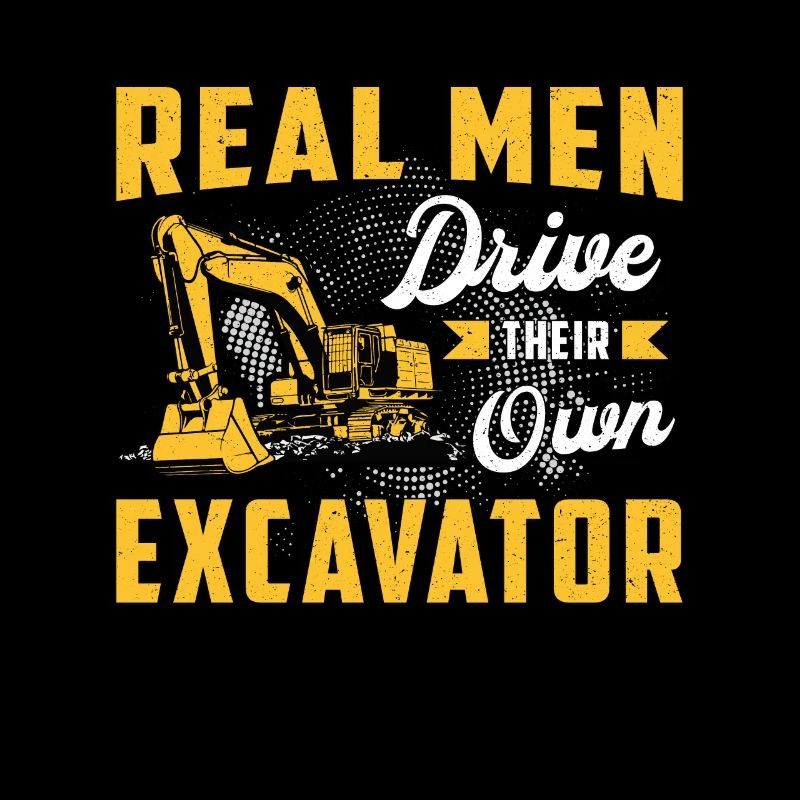 Baggerfahrer Bagger Bauarbeiter Baggern Geschenk