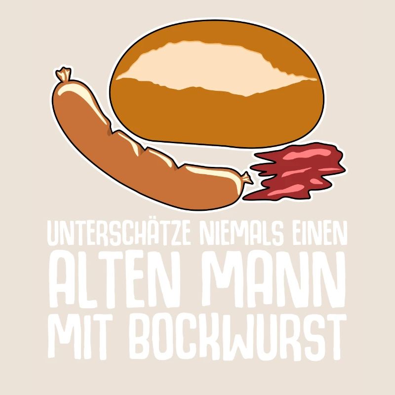 Bockwurst Wurst Alter Mann Bratwurst