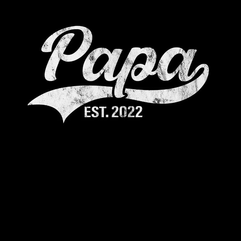 Papa Est. 2022 Werdender Vater Geschenk Lustig