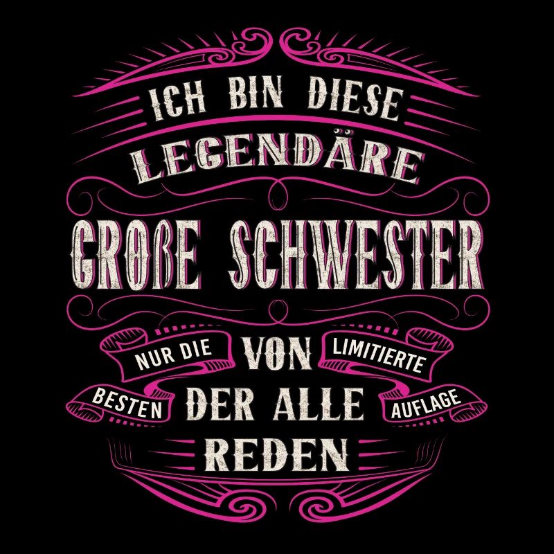 Große Schwester Ich bin diese legendäre Schwester