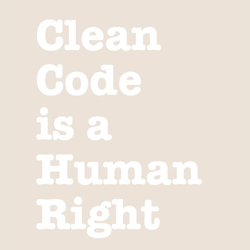 Clean Code est un droit de l’homme - Funny Gift Programer