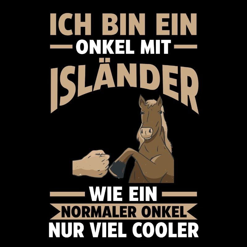 Pferd Onkel Patenonkel Isländer Reiter Pferde