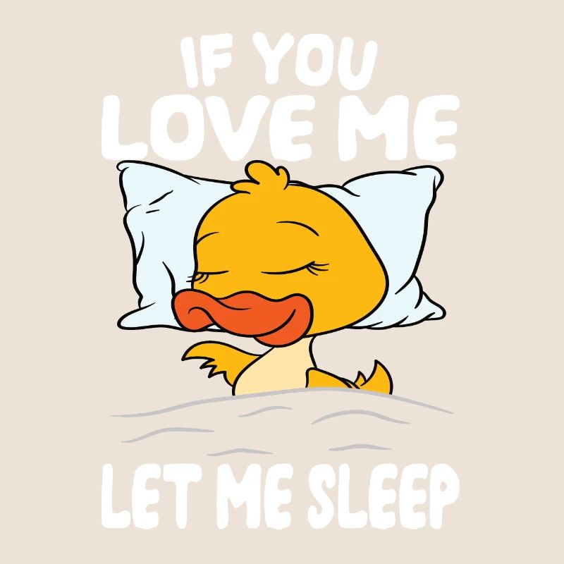 Laisse moi dormir canard