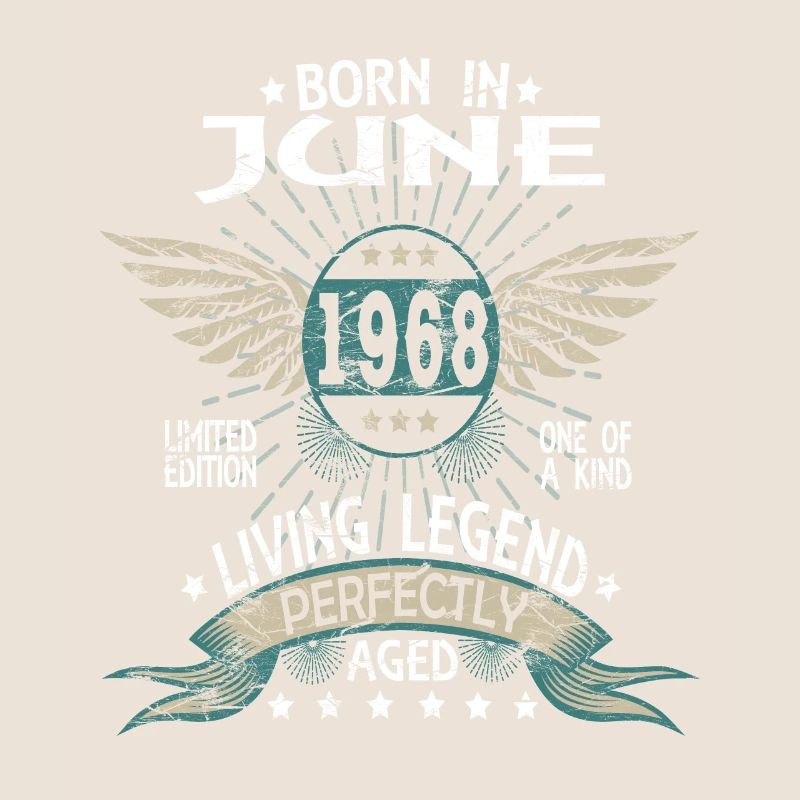 Legends Born in June 1968