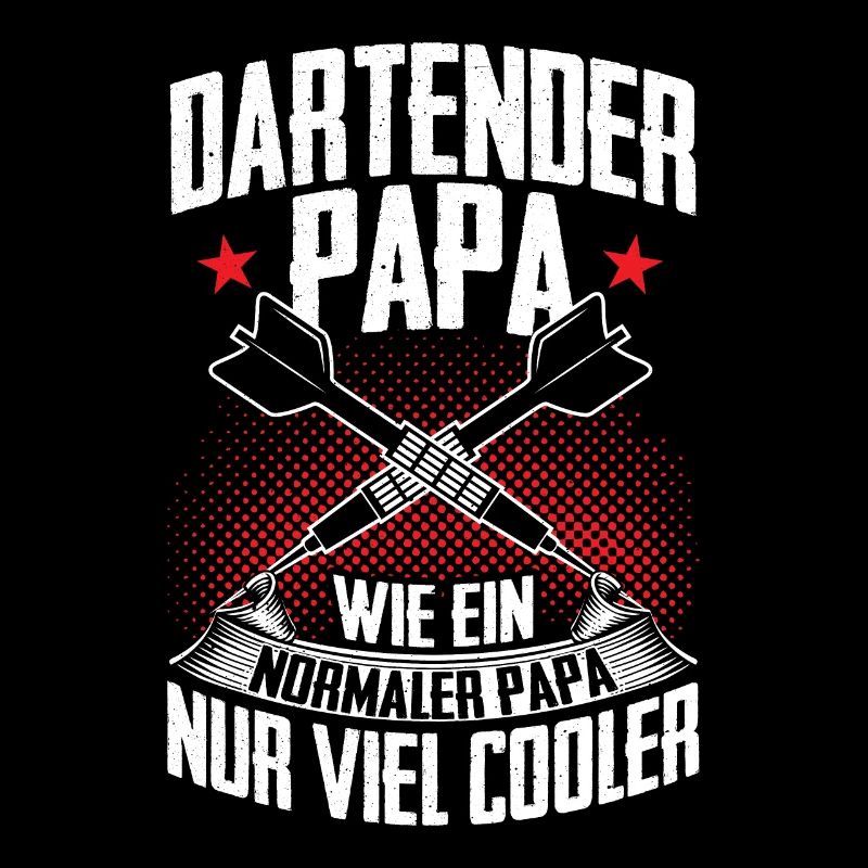 Dartender Papa Dartspieler Darten Darts Geschenk