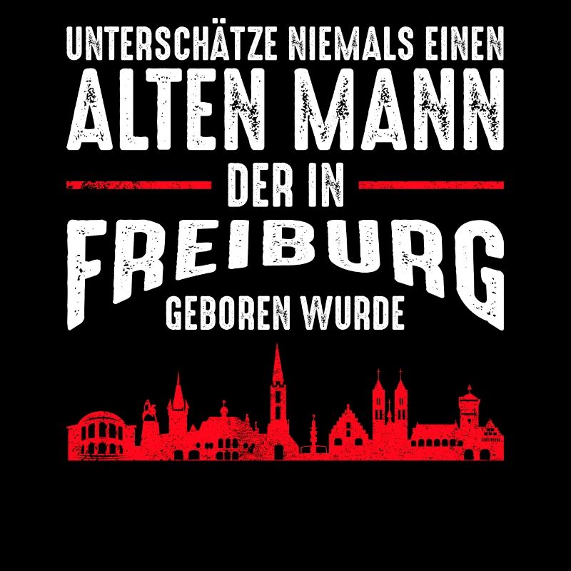 Freiburg - Alter Mann | Retro Vintage Style
