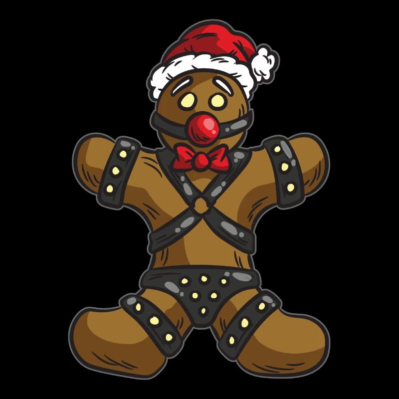 Cheeky Gingerbread Man Versaute Christmas BdM