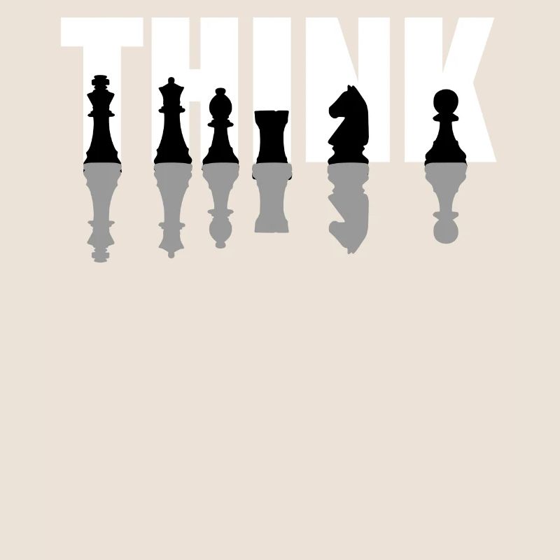 Chess player, chess game US flag