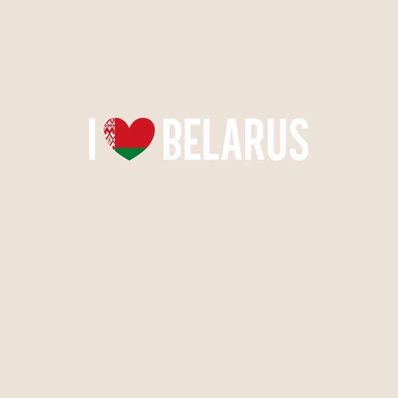 I love Belarus Flag