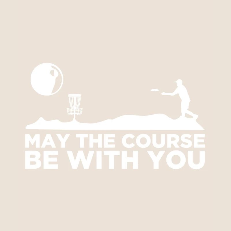 Disc Golf Möge Der Kurs Mit Dir Sein