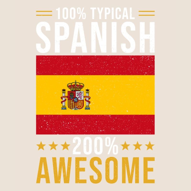Spanier Geschenk 100% Spanisch