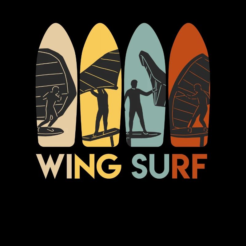 Wing Surf WIng Foil Retro Wingfoiling