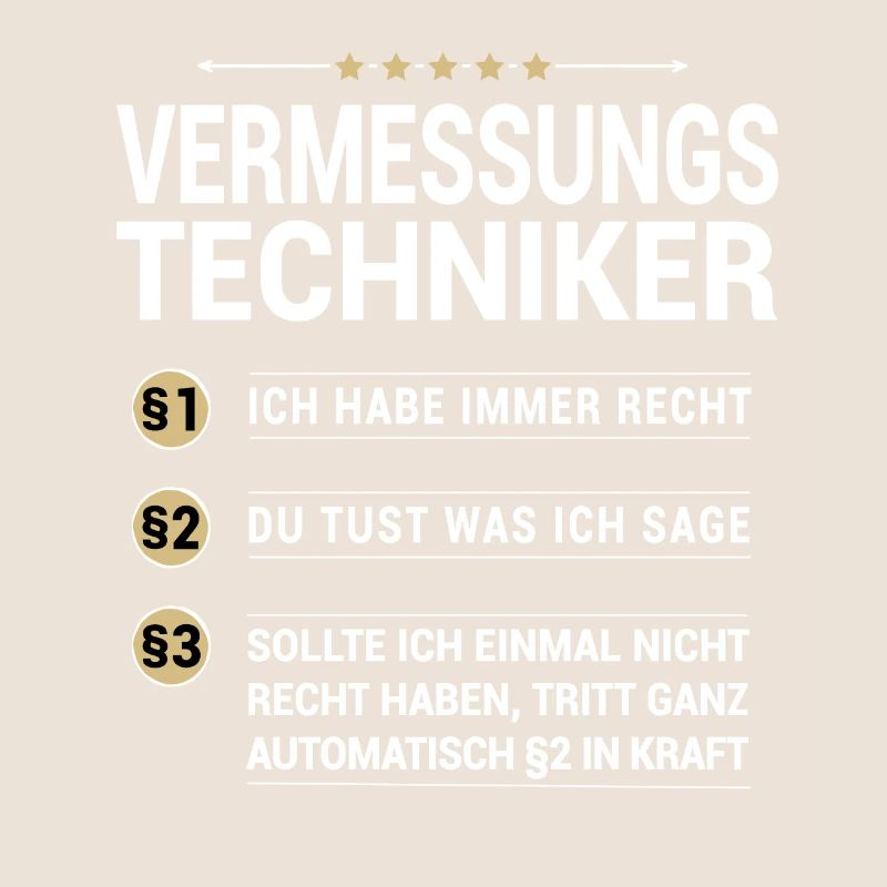 Vermessungstechniker Beruf eigene Paragraphen