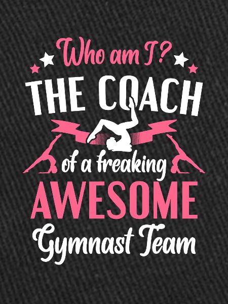 Gymnaste Entraîneur Gymnaste Équipe Gymnastique