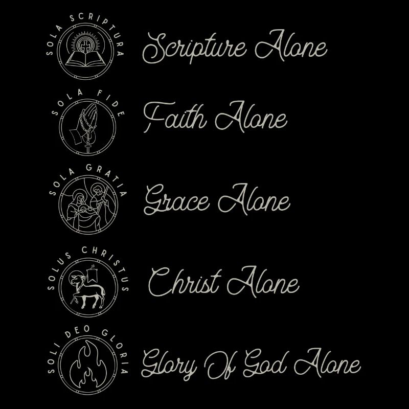 Sola Scriptura Protestantische Reformation 5 Solas