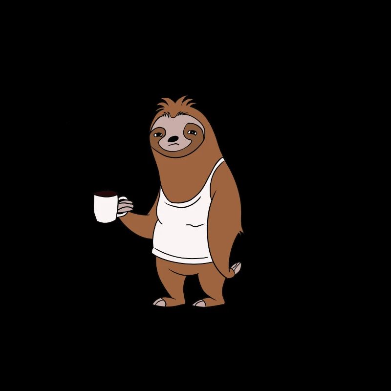 Sloth Coffee Lover Sayings Coffee Cup