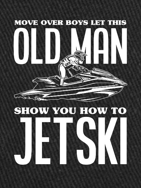 Jet Ski Old Man Cadeau