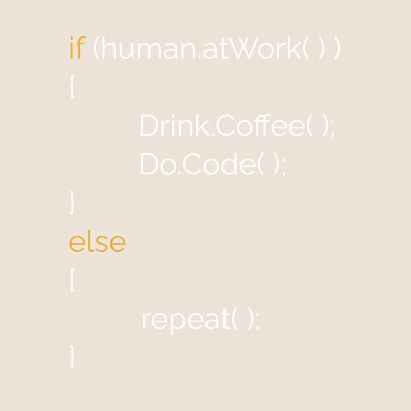 Programmeur Informaticien Café Cadeau C# Java