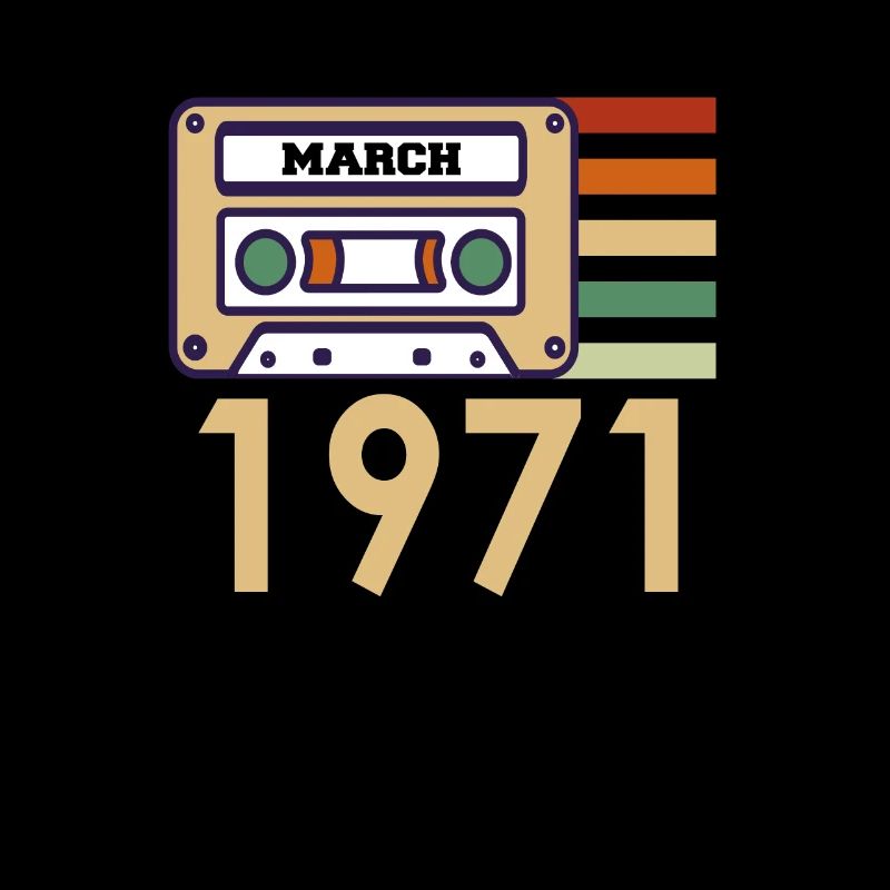 Cadeau de 51e anniversaire mars 1971