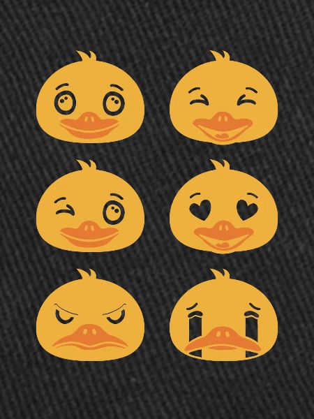 Duck Faces Bathing Ducks
