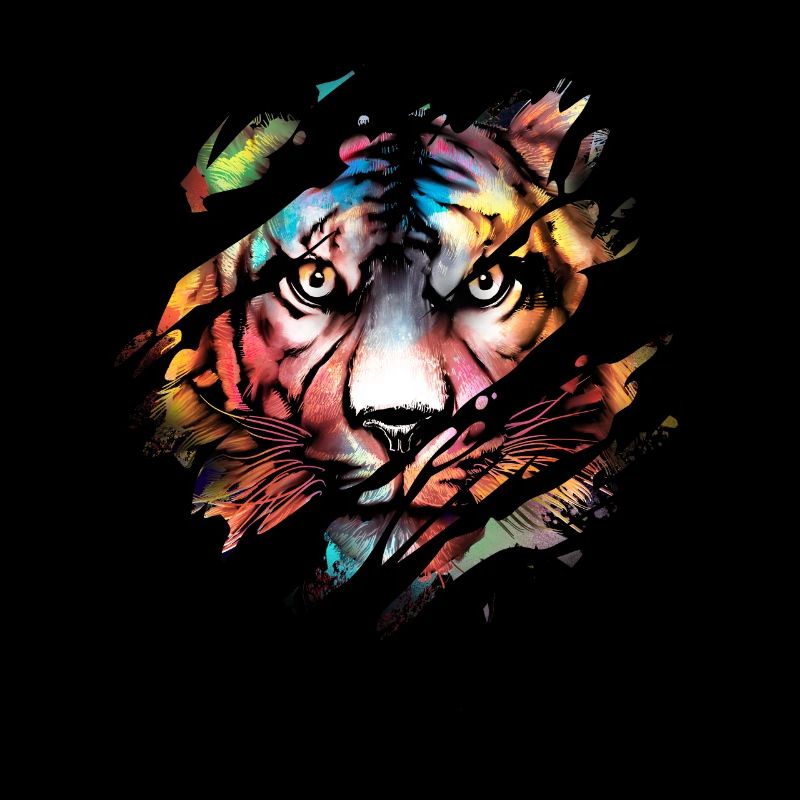 Griffe de rayure de tigre du Bengale