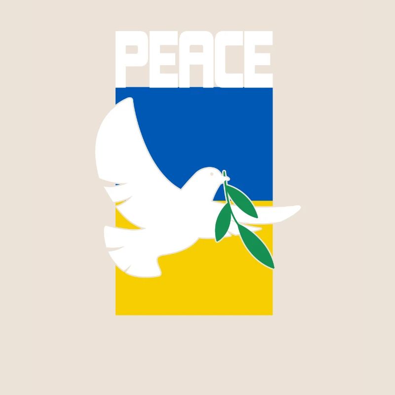 Ukraine Flagge Frieden Geschenkidee