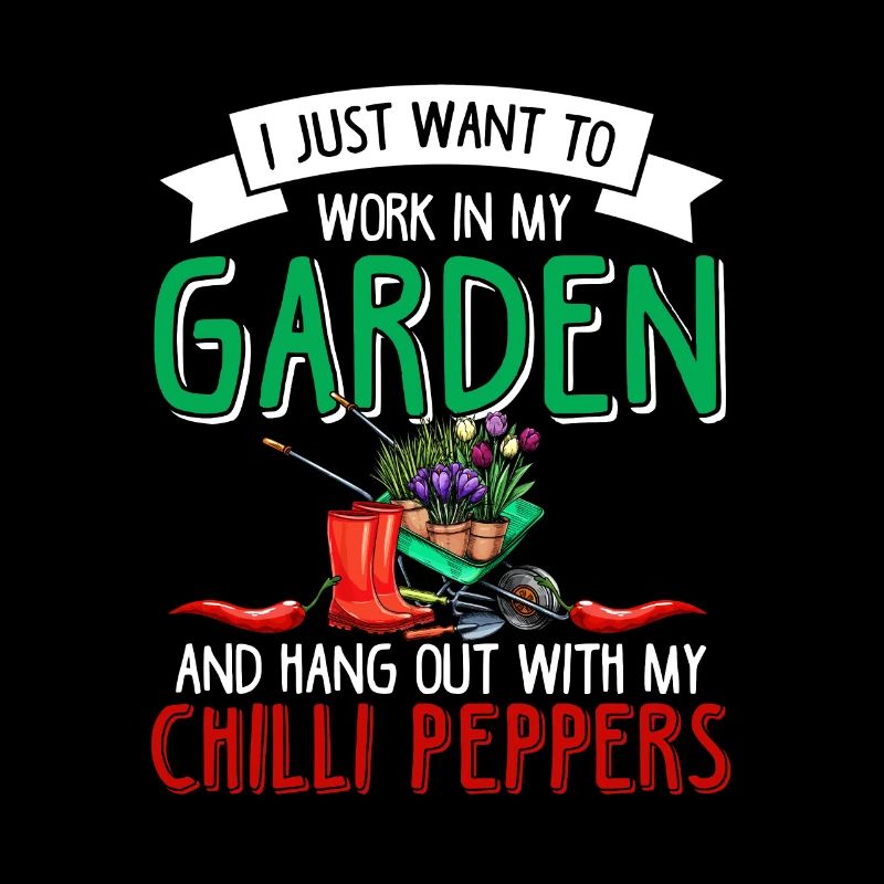 Gartenarbeit Gemüse Veganer Peperoni Pfefferoni