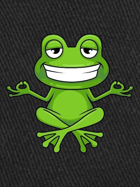 Yoga Meditation Frog