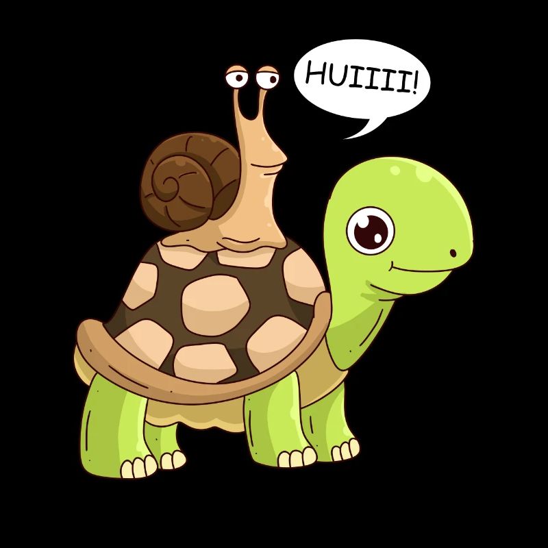 Sarkasmus Geschwindigkeit Wheee! Schnecke