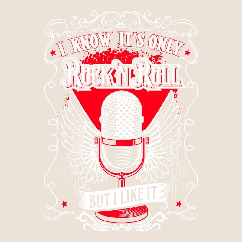 C’est rock and roll - Microphone rétro