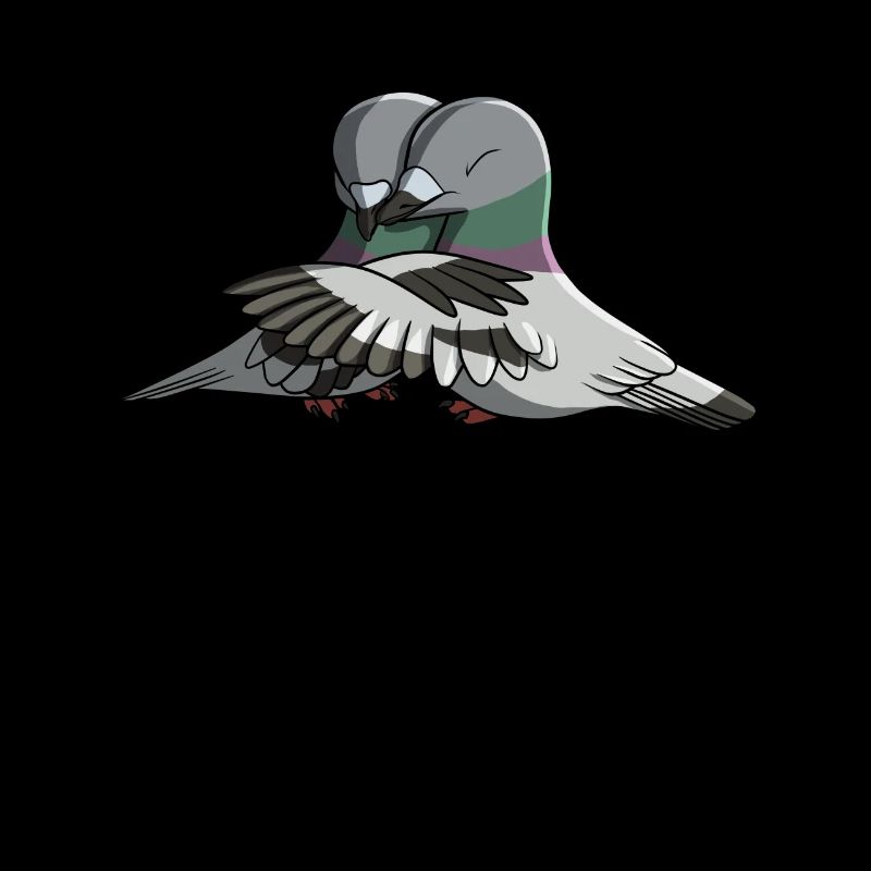 Câliner les pigeons