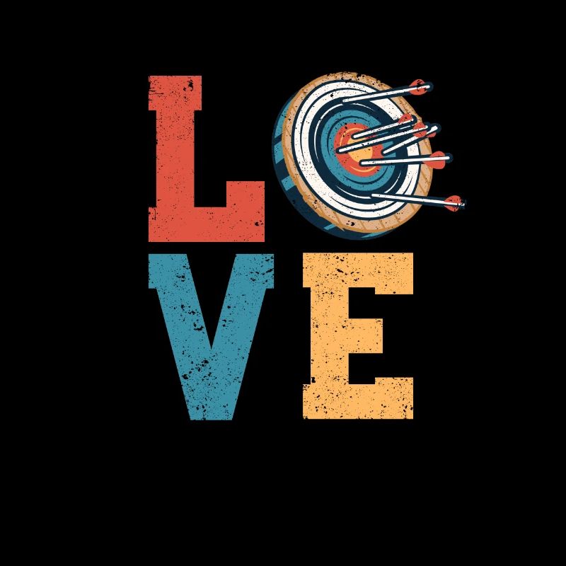 Dear Archery Lovers Bow & Arrow Target