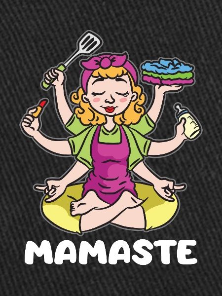 Mamaste Mama Mère Yoga Pose