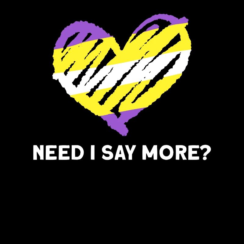 Non-binary non-binary flag LGBTQ gift
